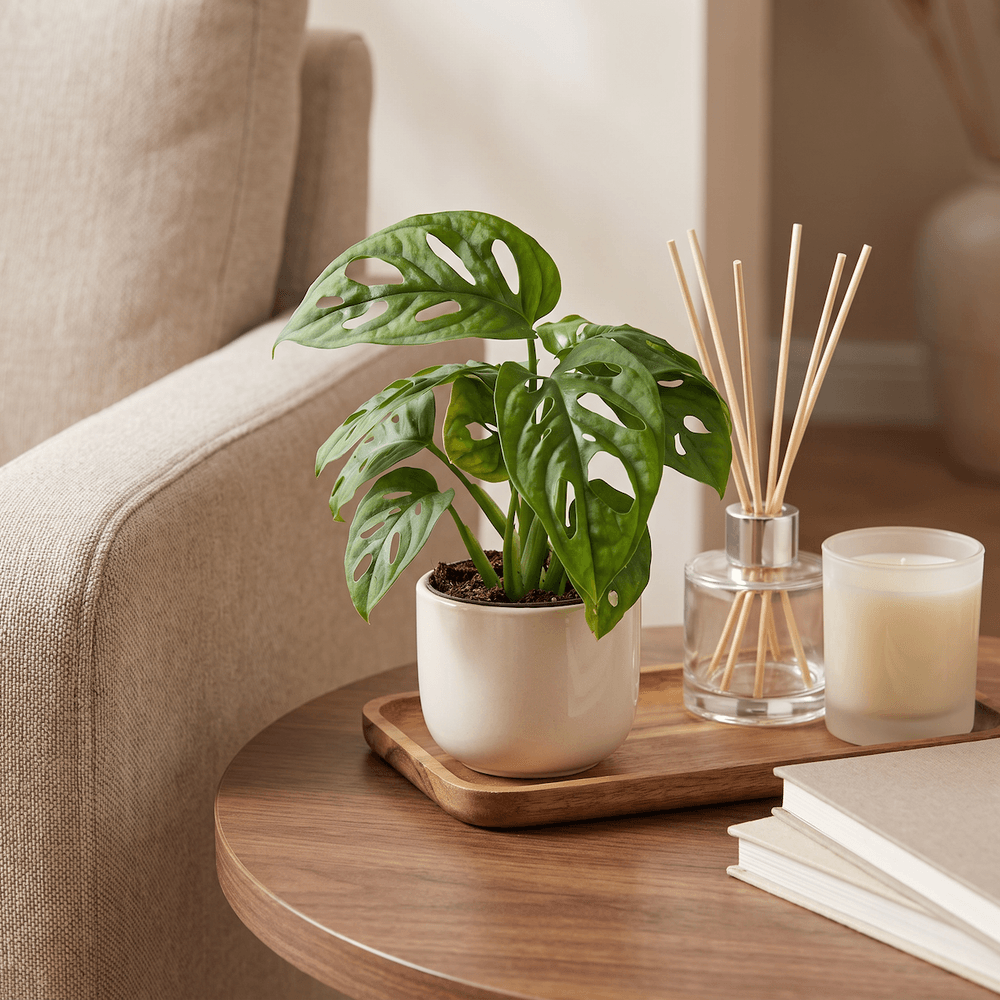 Monstera adansonii - monstera dentelle - pot de 6cm - hauteur 12cm - plantes d'intérieur