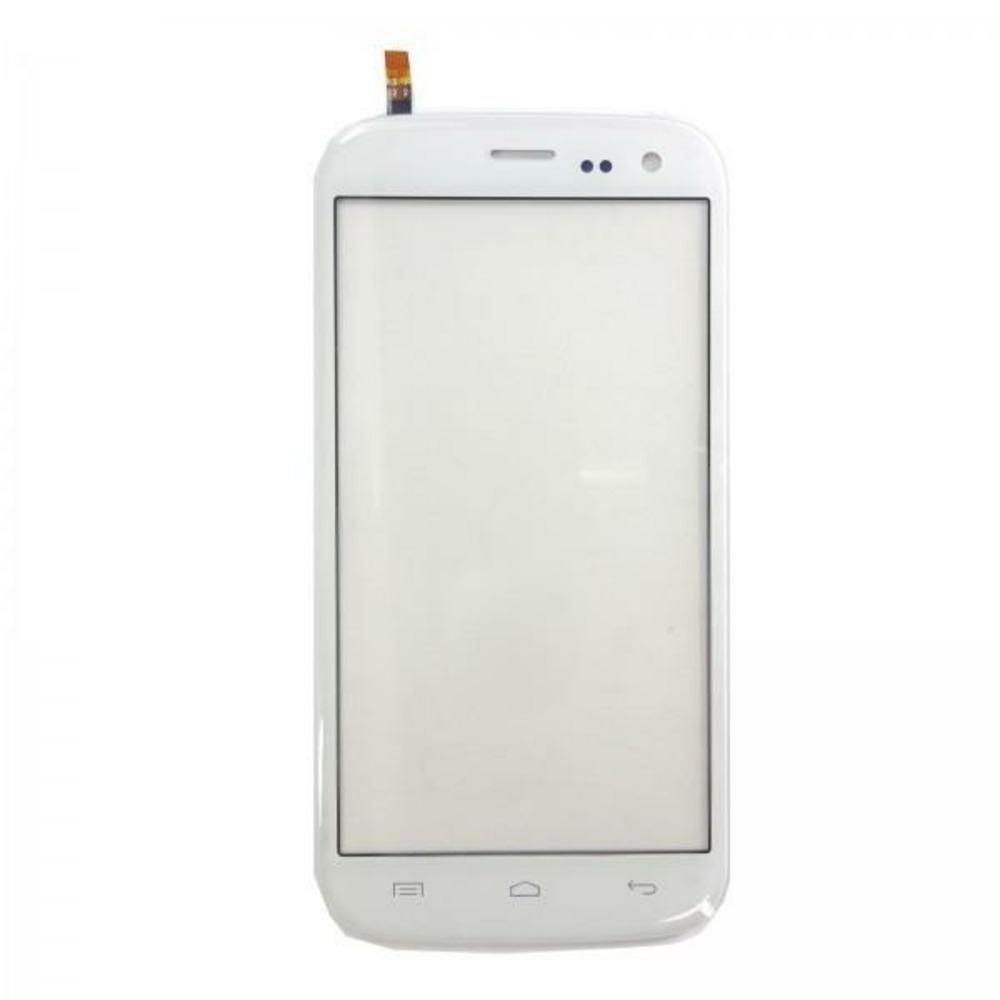 Vitre écran tactile blanc + adhésif pré-installé pour wiko darknight