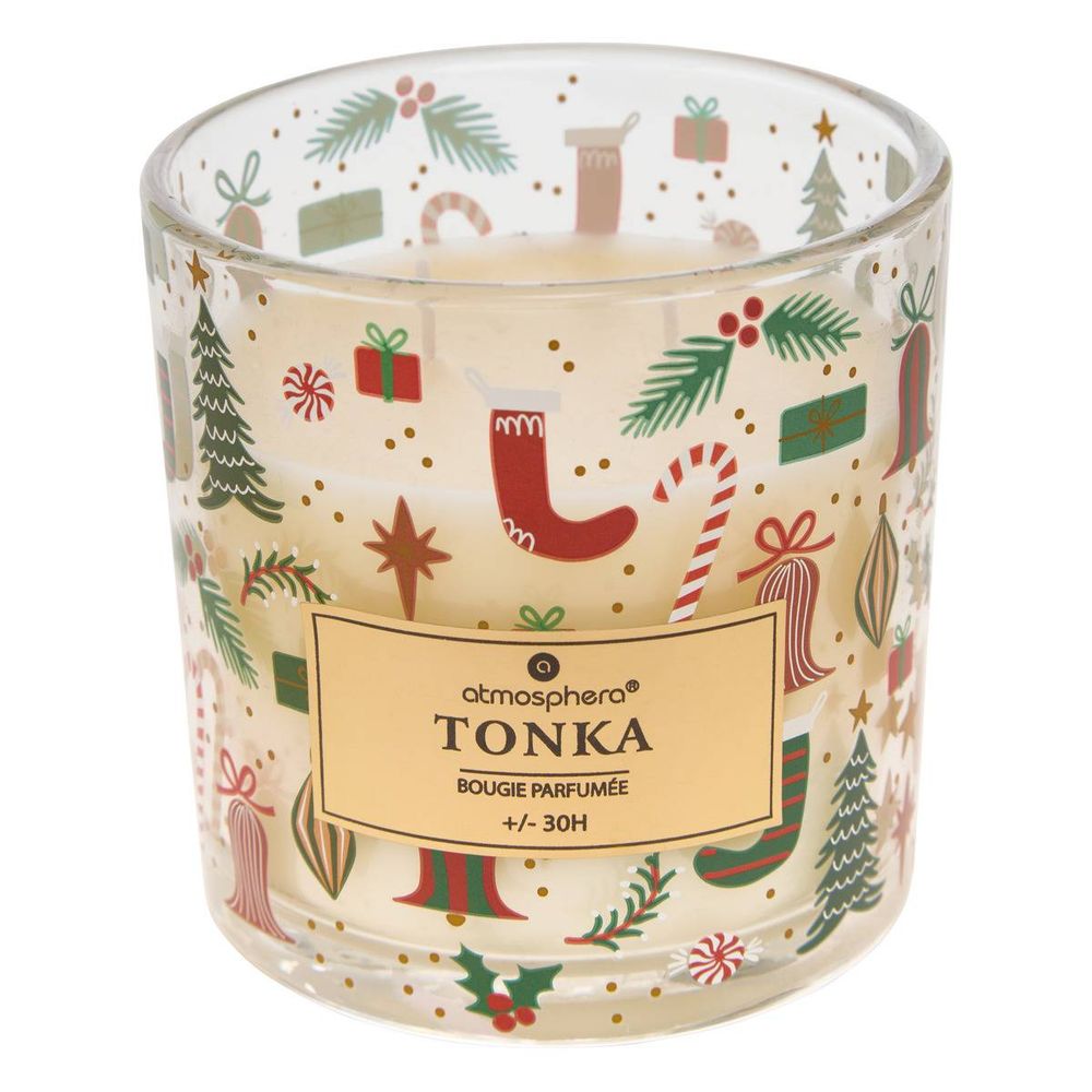 Bougie parfumée en verre noël traditionnel 260 g