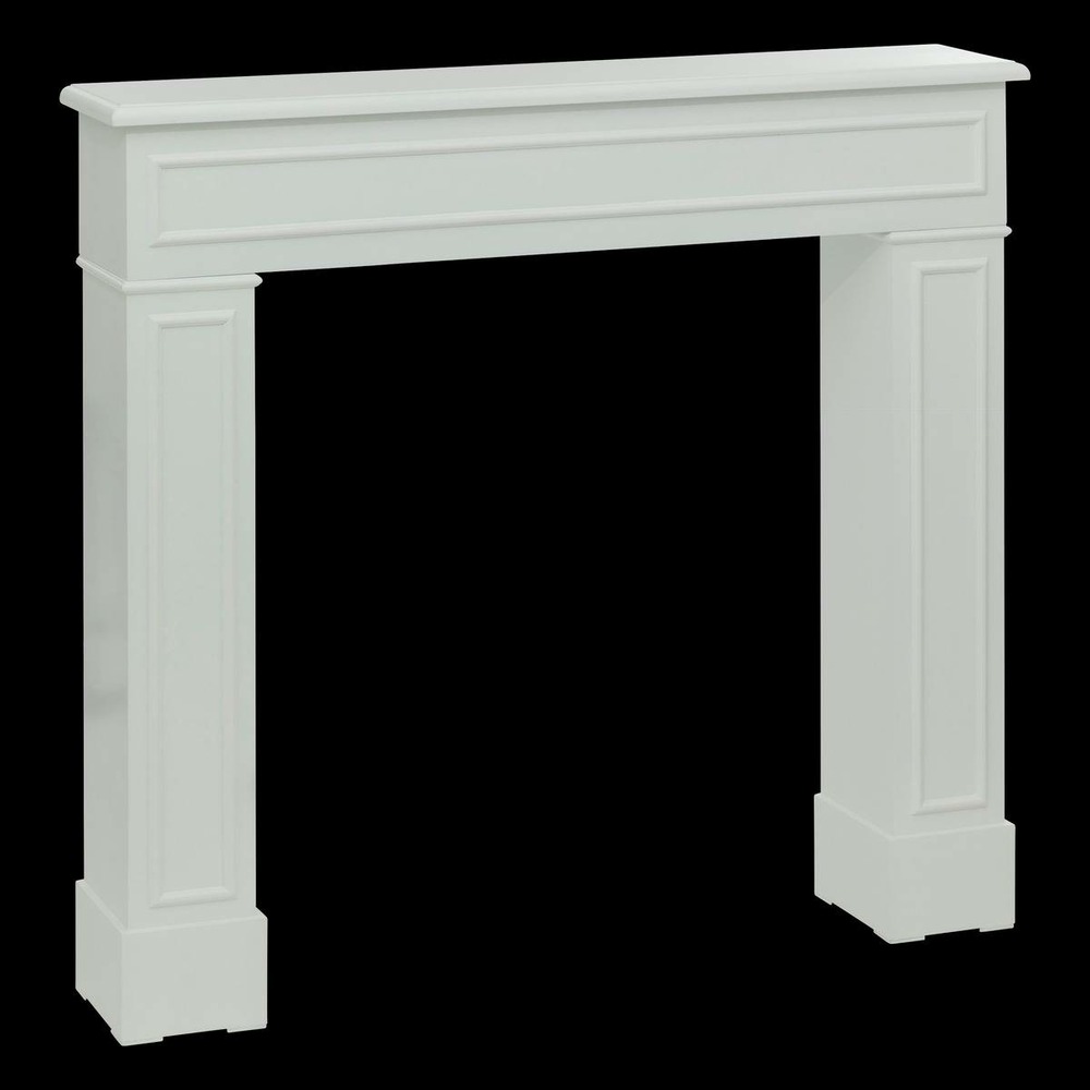 Console en bois manteau de cheminée h96cm