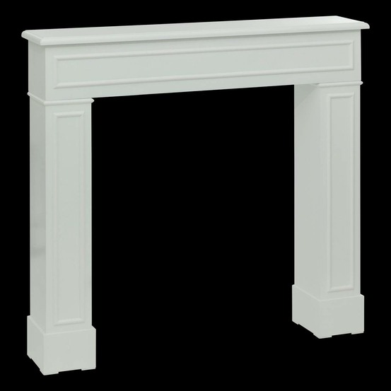 Console en bois manteau de cheminée h96cm