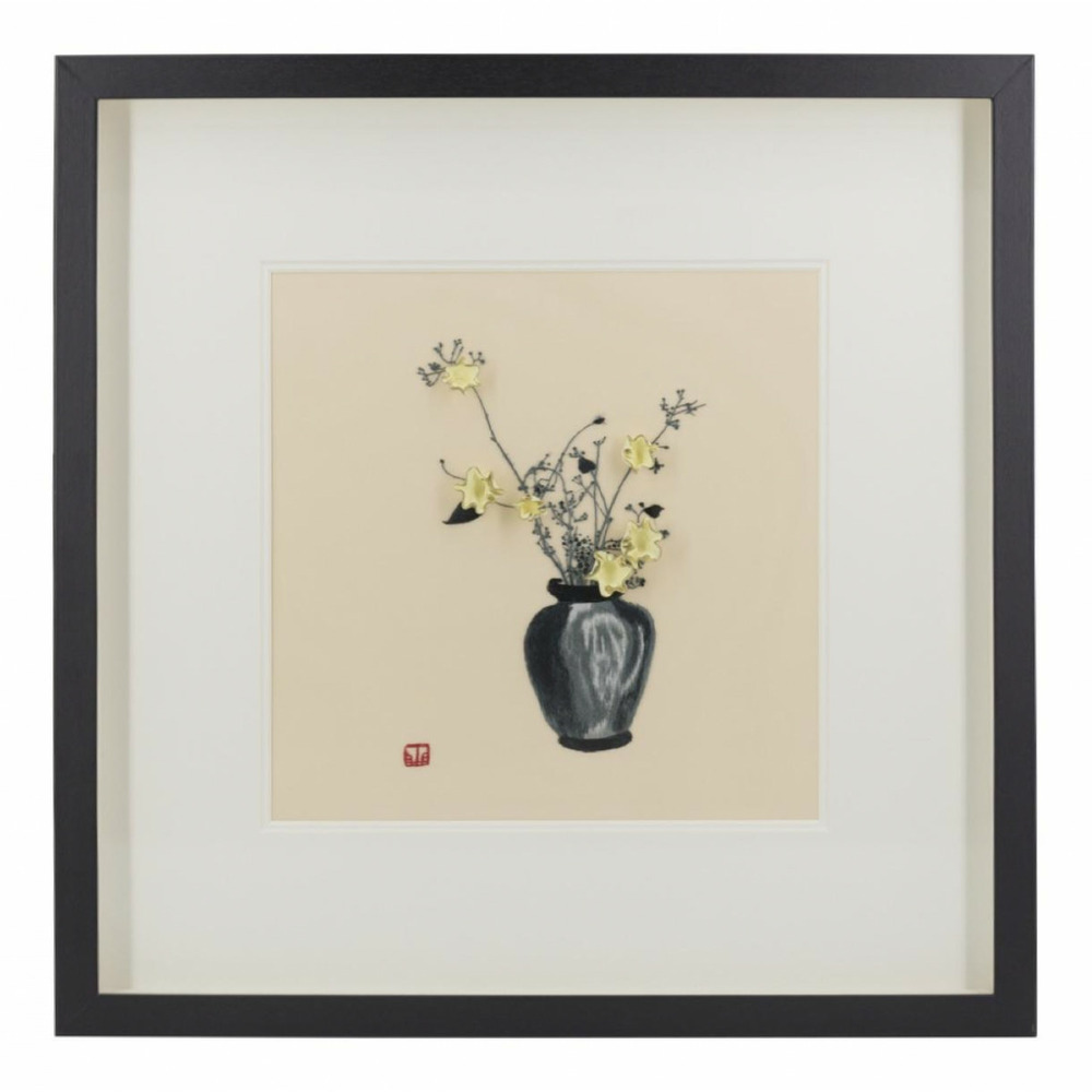 Tableau toile noir - décoration d'autrefois