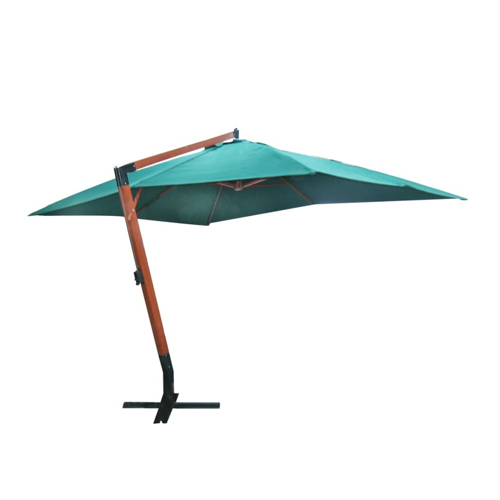 Parasol grand d'extérieur flottant 300 x 400 cm vert