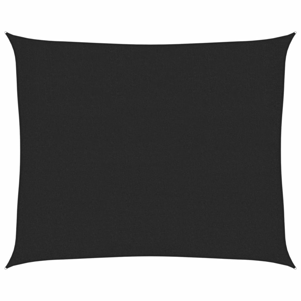 Voile d'ombrage 160 g/m² noir 2,5x3 m pehd