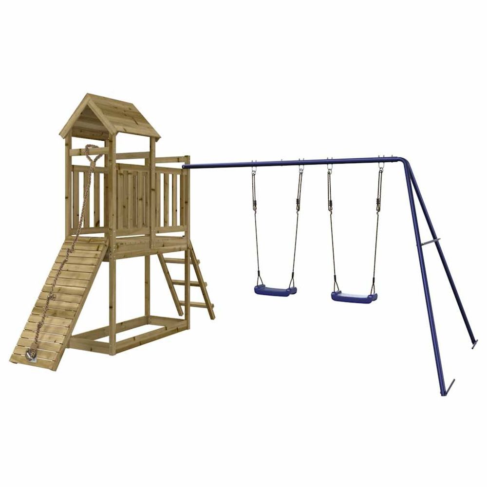 Aire de jeux d'extérieur bois de pin imprégné