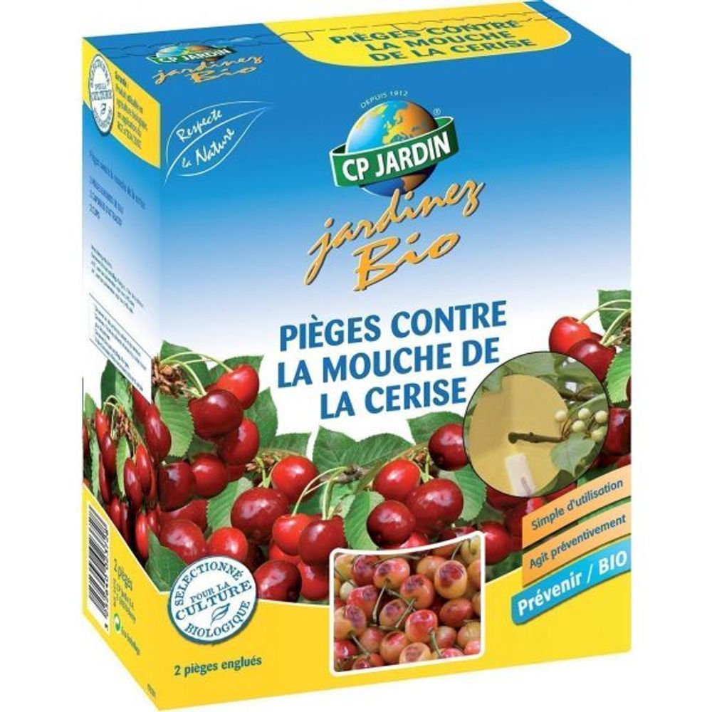 2 pièges contre la mouche de cerise