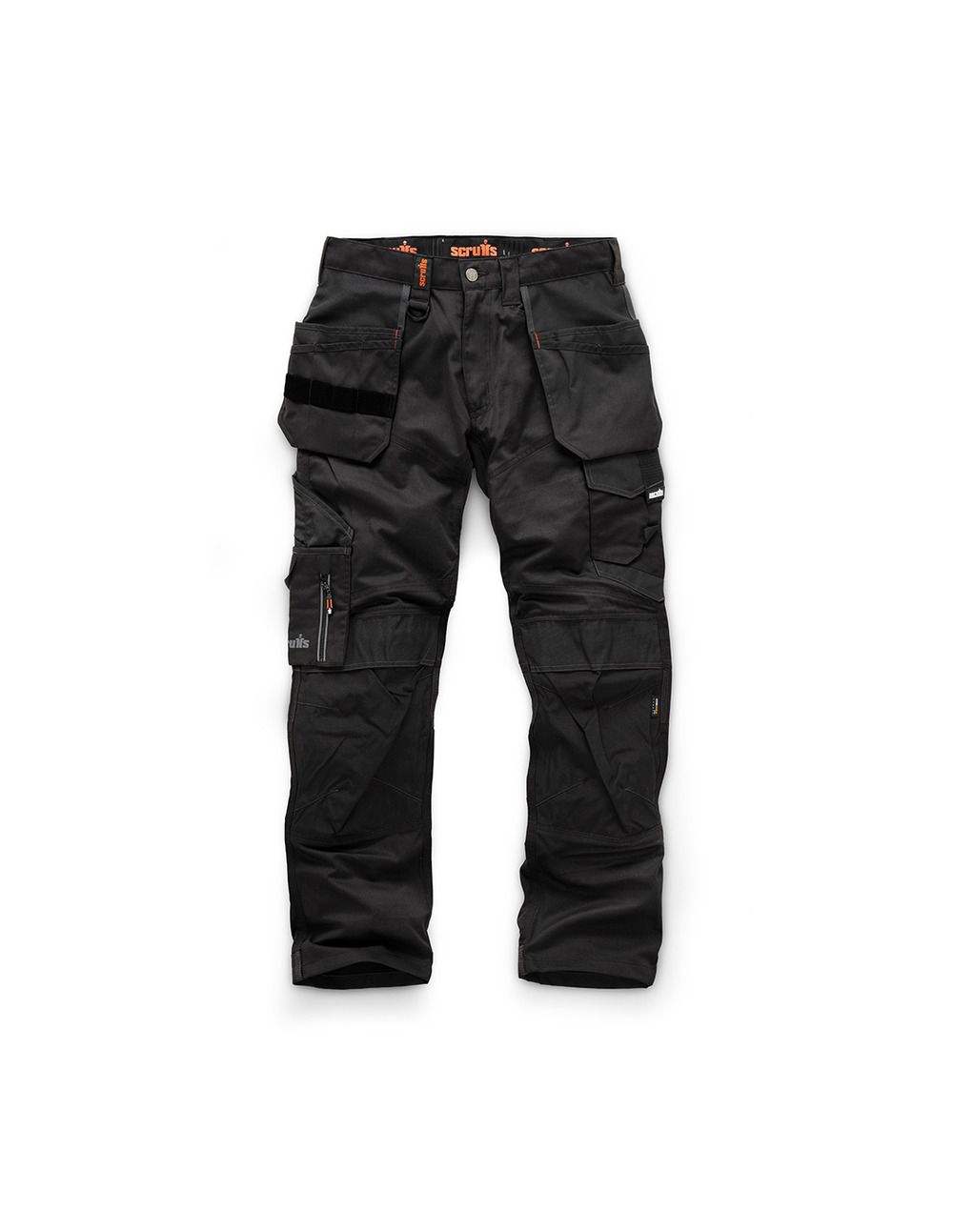 1 pantalon trade noir avec poches-étuis - taille 38 r - scruffs