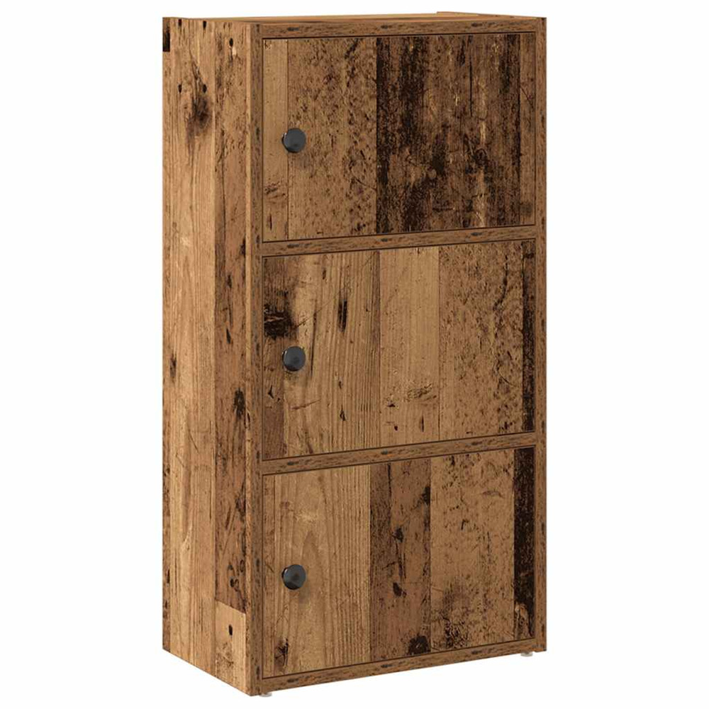 Bibliothèque vieux bois 40x24x77 cm bois d'ingénierie