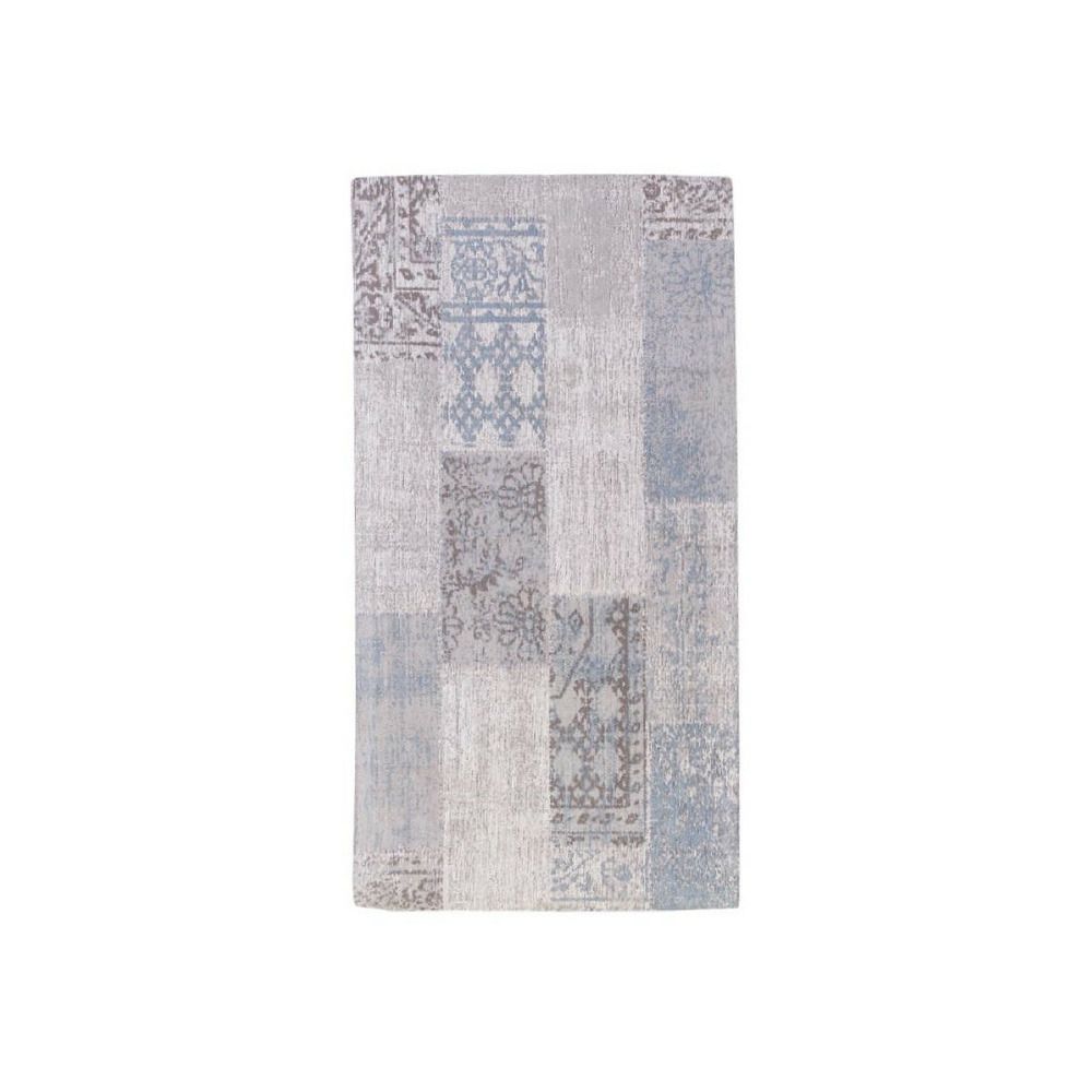 Tapis polyester (pes) gris - décoration d'autrefois