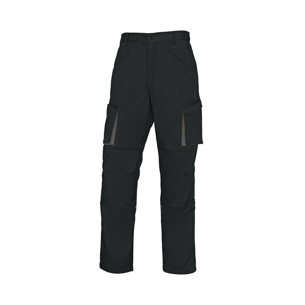 Pantalon de travail mach2 multipoches noir gris t3xl delta plus m2pa2no3x