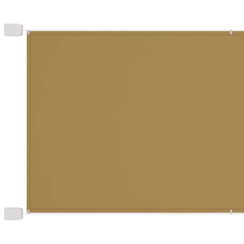 Auvent vertical beige 140x270 cm tissu oxford