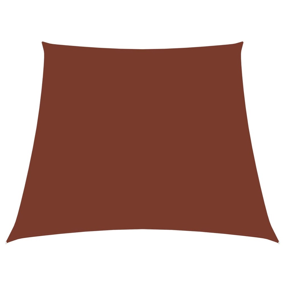 Voile de parasol tissu oxford trapèze 2/4x3 m terre cuite