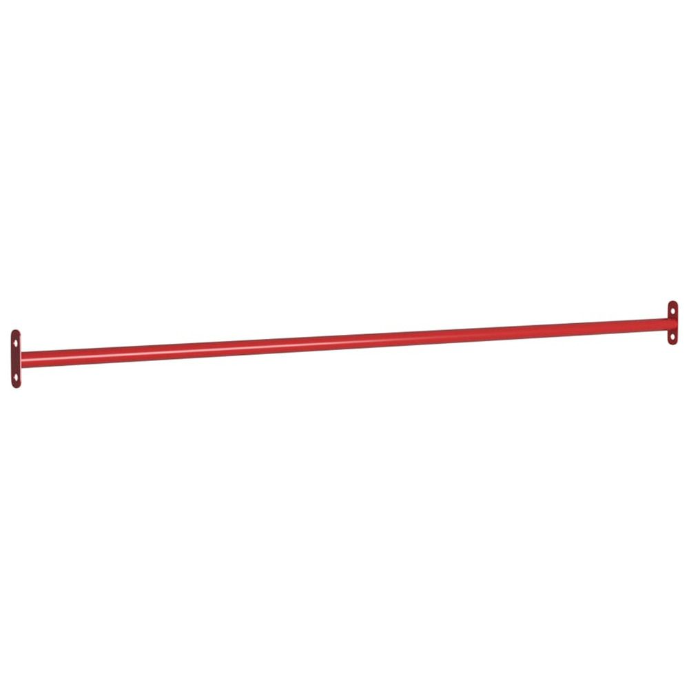 Barre de retournement 125 cm acier rouge