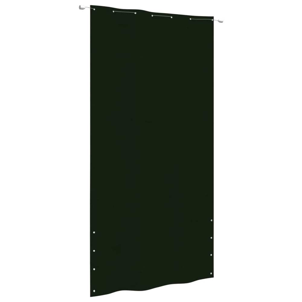 Écran de balcon vert foncé 140x240 cm tissu oxford