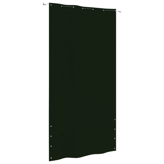 Écran de balcon vert foncé 140x240 cm tissu oxford