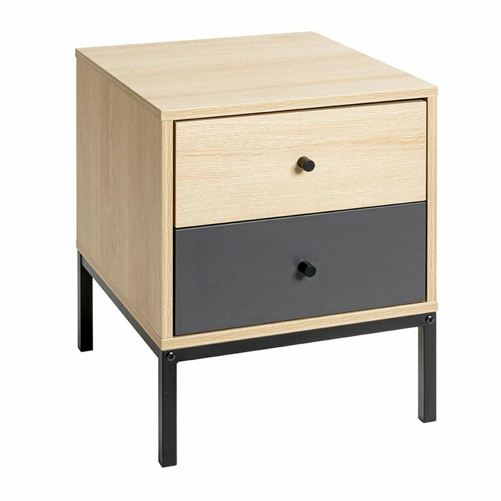 Table de chevet 2 tiroirs 