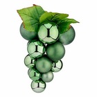 Boules de noël petit raisins vert plastique 18 x 24 x 18 cm