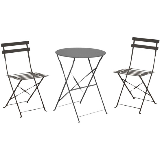 Salon de jardin en acier 2 personnes cuba