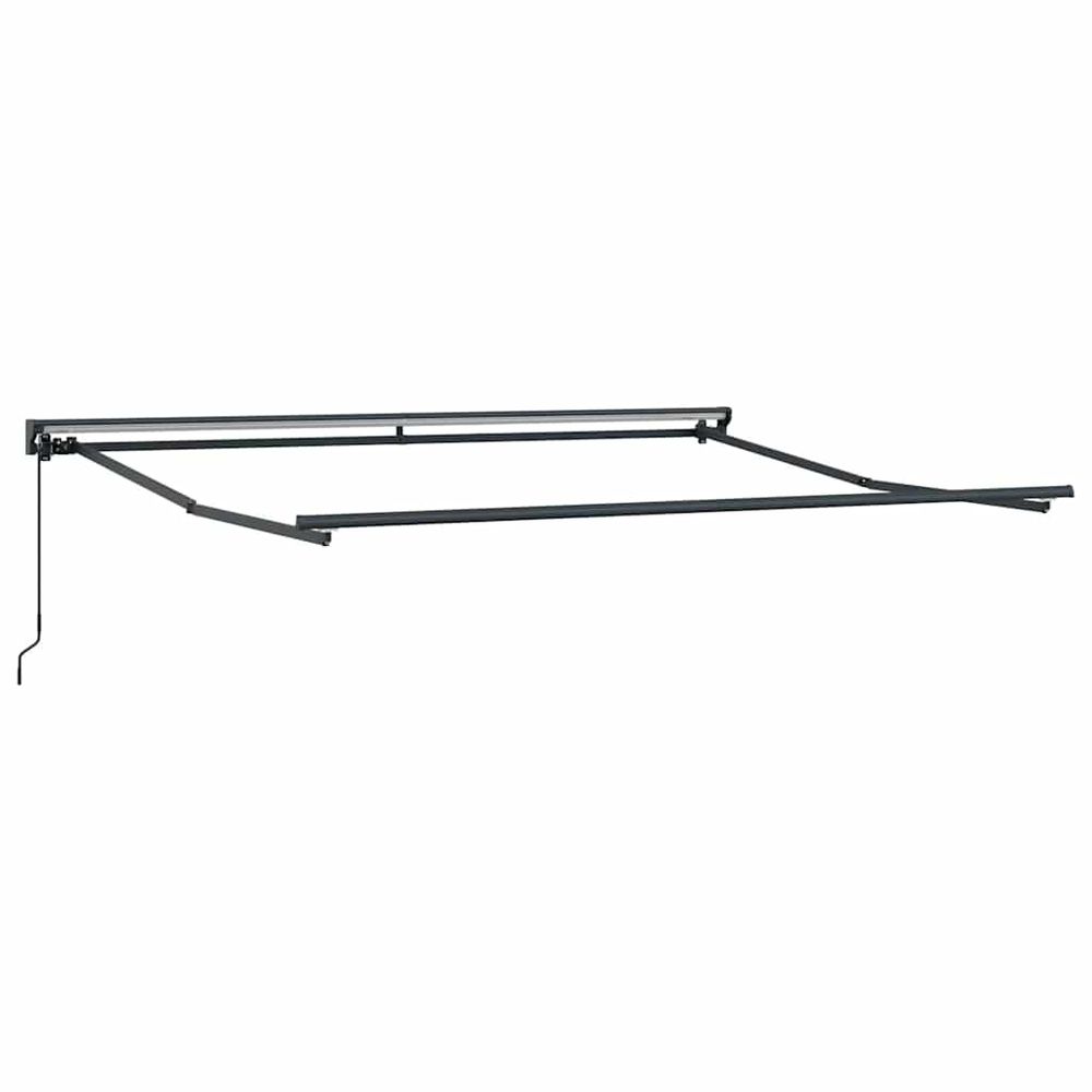 Cadre de auvent manuel 3,5 x 2,5 m anthracite
