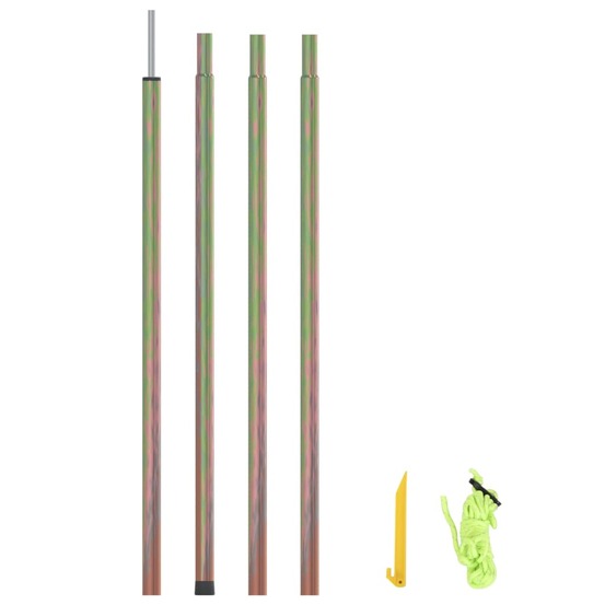 Mât de parasol 250 cm acier galvanisé