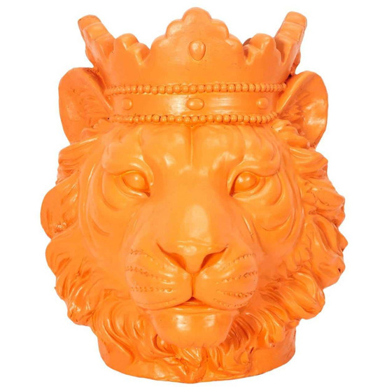 Cache pot lion en magnésia 35 x 30 x 29 cm