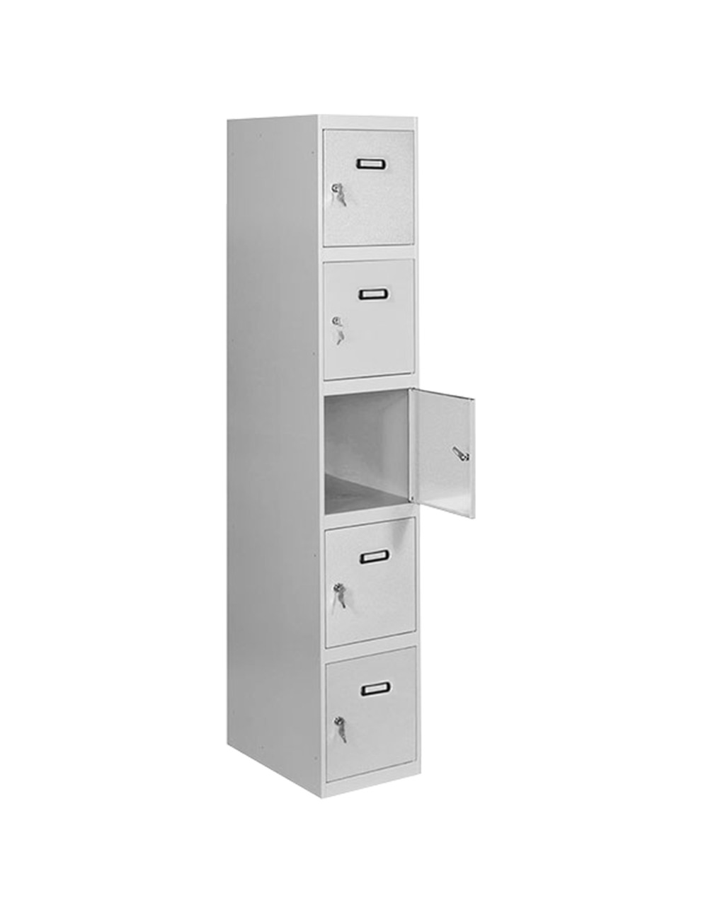 Casier-armoire simonlocker prof.dism.5 porte 1/5 400 in gris gris taquilla 1800x400x500 - simonrack