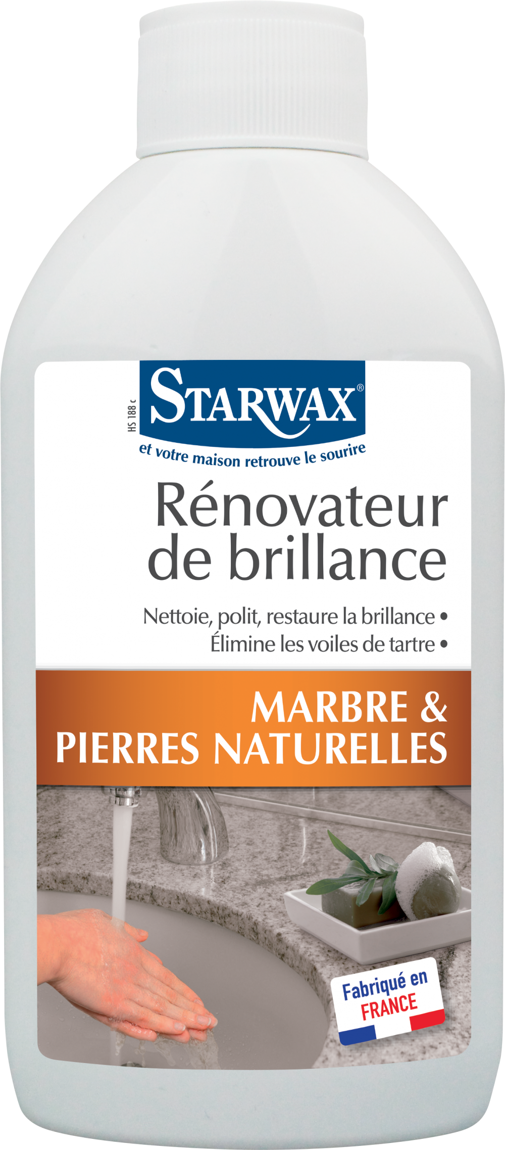 Rénovateur marbre starwax, incolore liquide, 250 ml