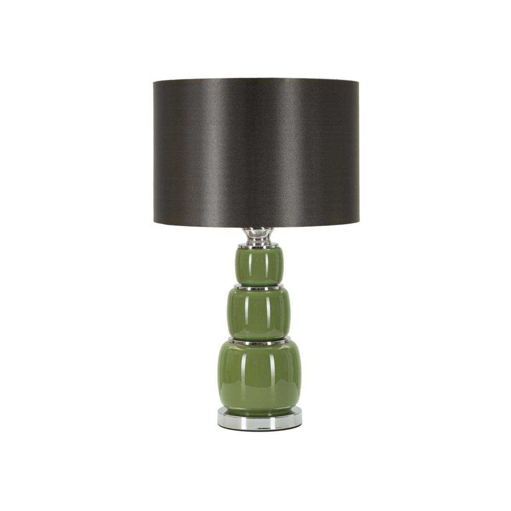 Lampe à poser en verre et métal eva modèle 2