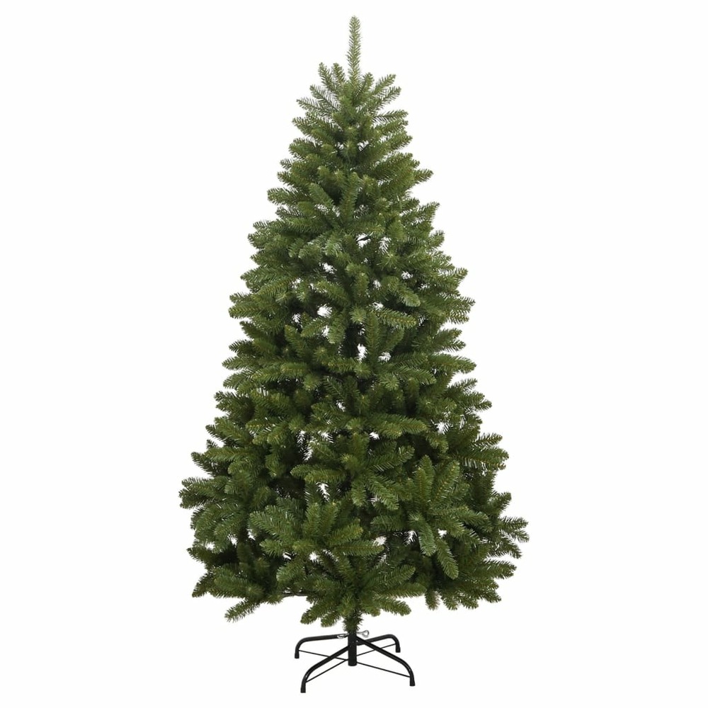 Sapin de noël artificiel à charnières avec support vert 180 cm