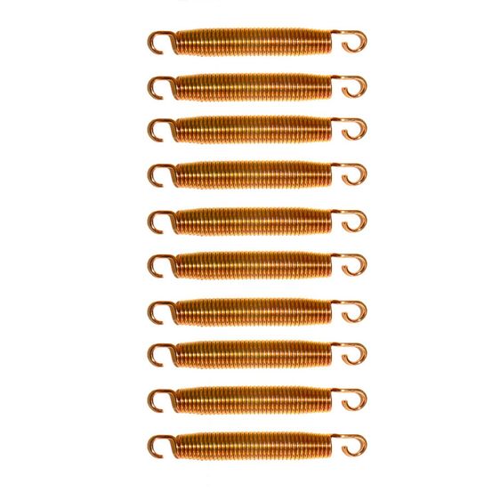Kangui lot de 10 ressorts gold 165 mm pour trampoline de jardin