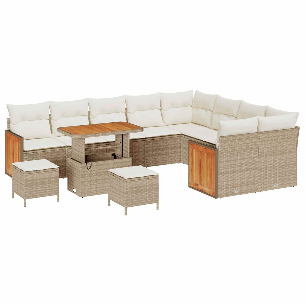Ensemble de canapé de jardin 12 pc 12-nombre de places
