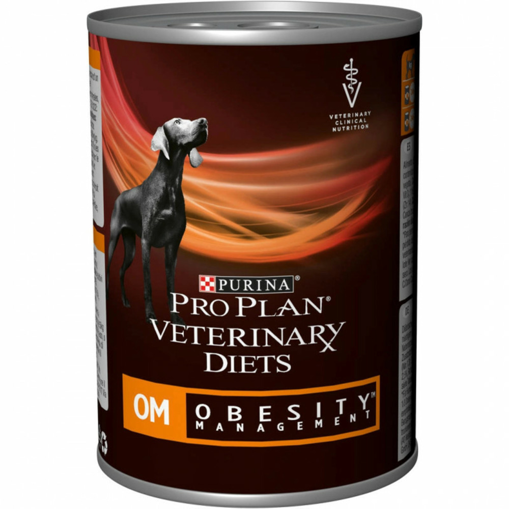 Patee chien veterinary diets om obesity management - proplan 12*400 g