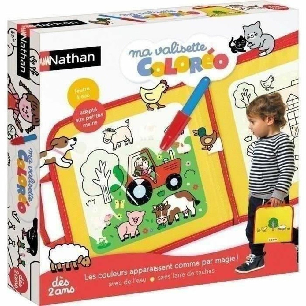 Jeu créatif ma valisette coloreo coloriage magique à l'eau