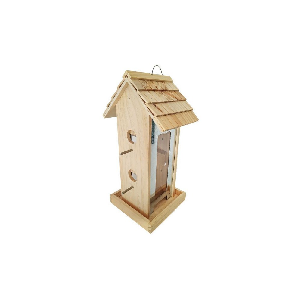 Mangeoire silo géant fsc pour oiseaux de la nature