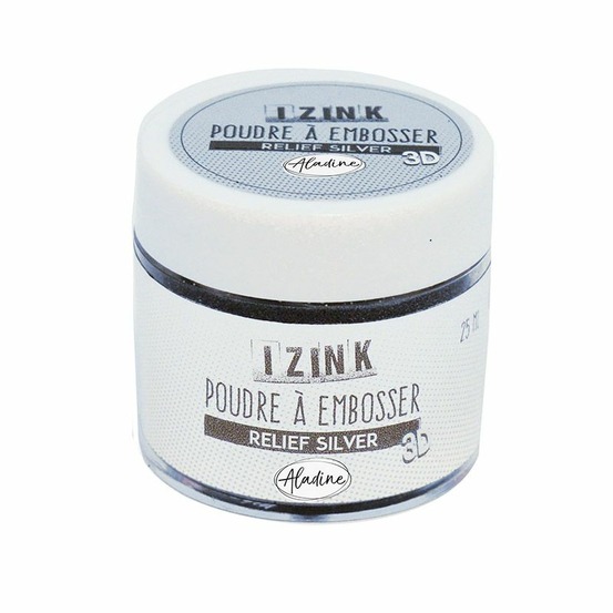 Poudre à embosser argent - 25 ml