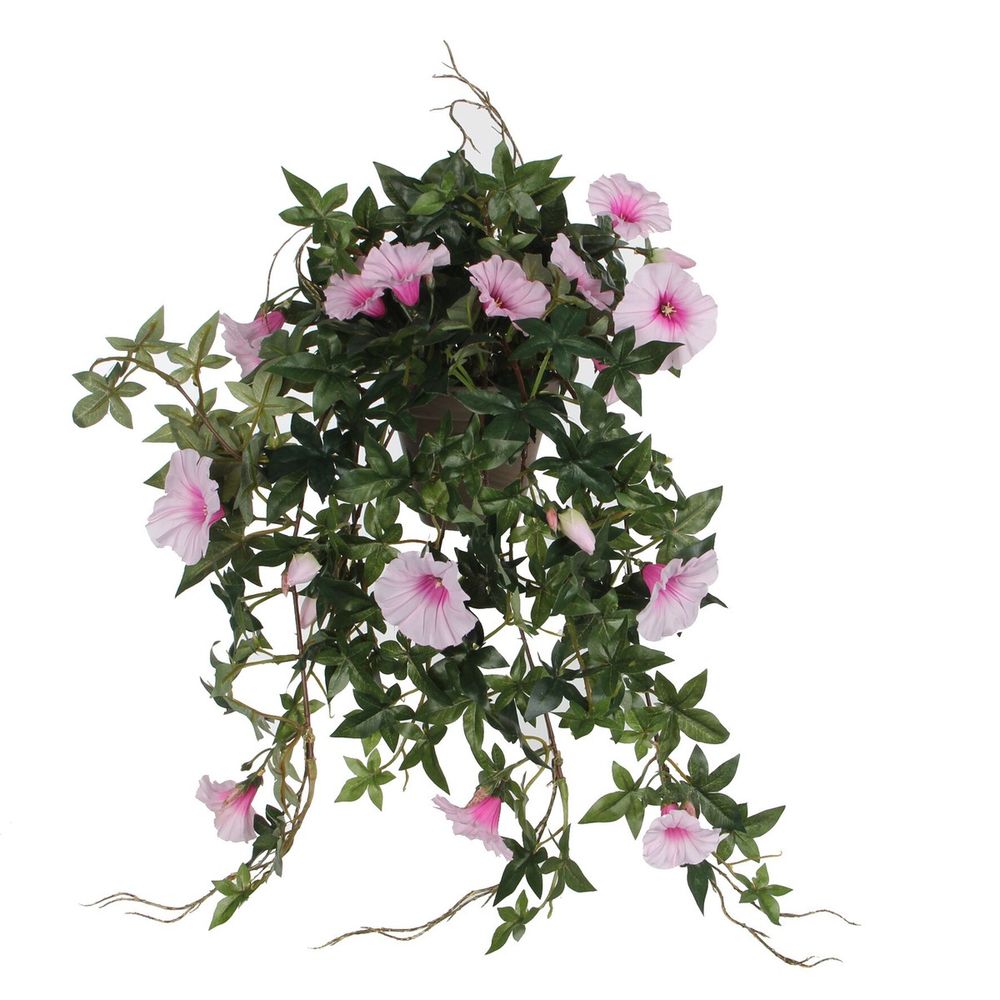Mica decorations plante artificielle pétunia - h25 cm - rose