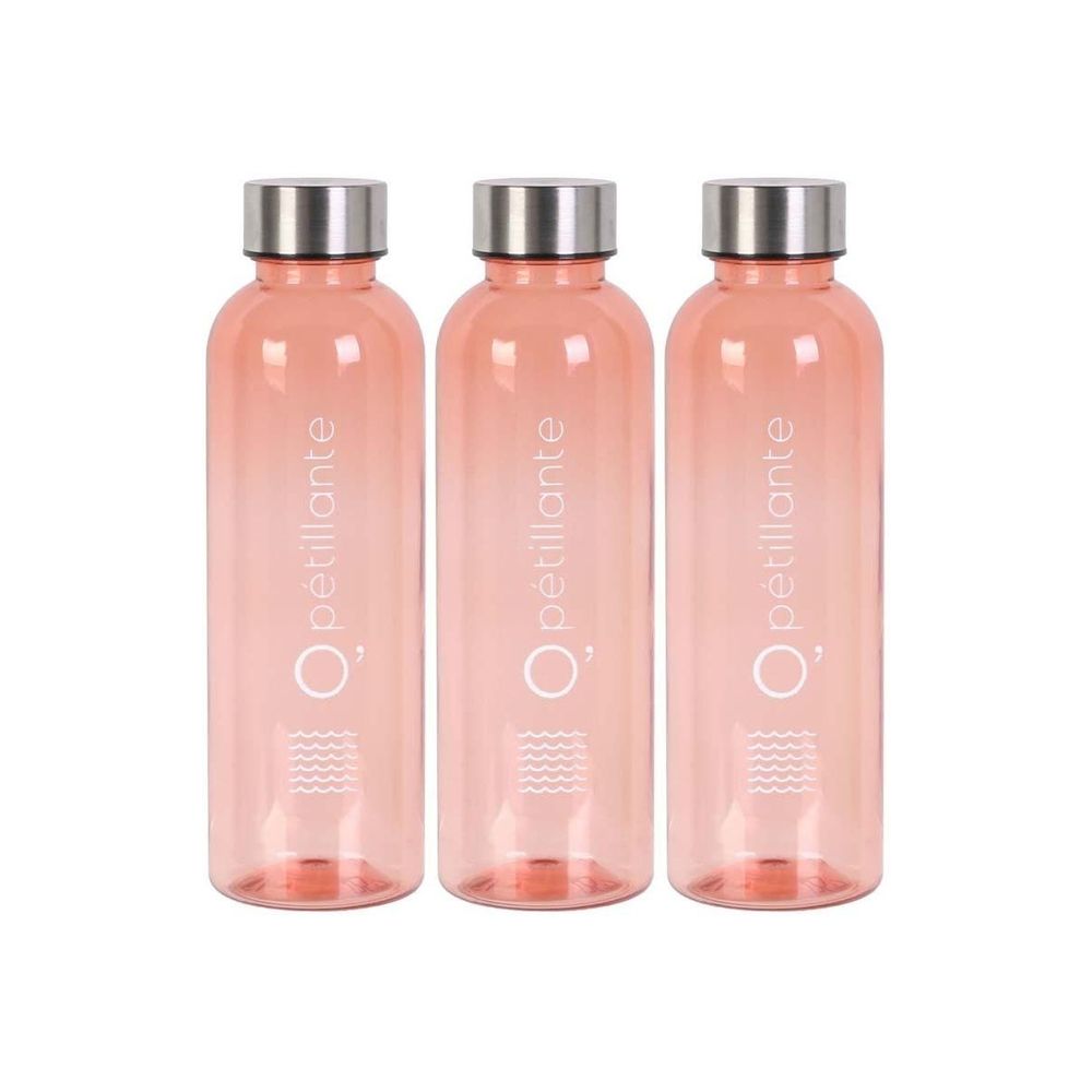 Bouteille en plastique réutilisable 50 cl o' (lot de 3) orange