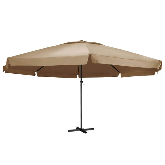Parasol d'extérieur avec mât en