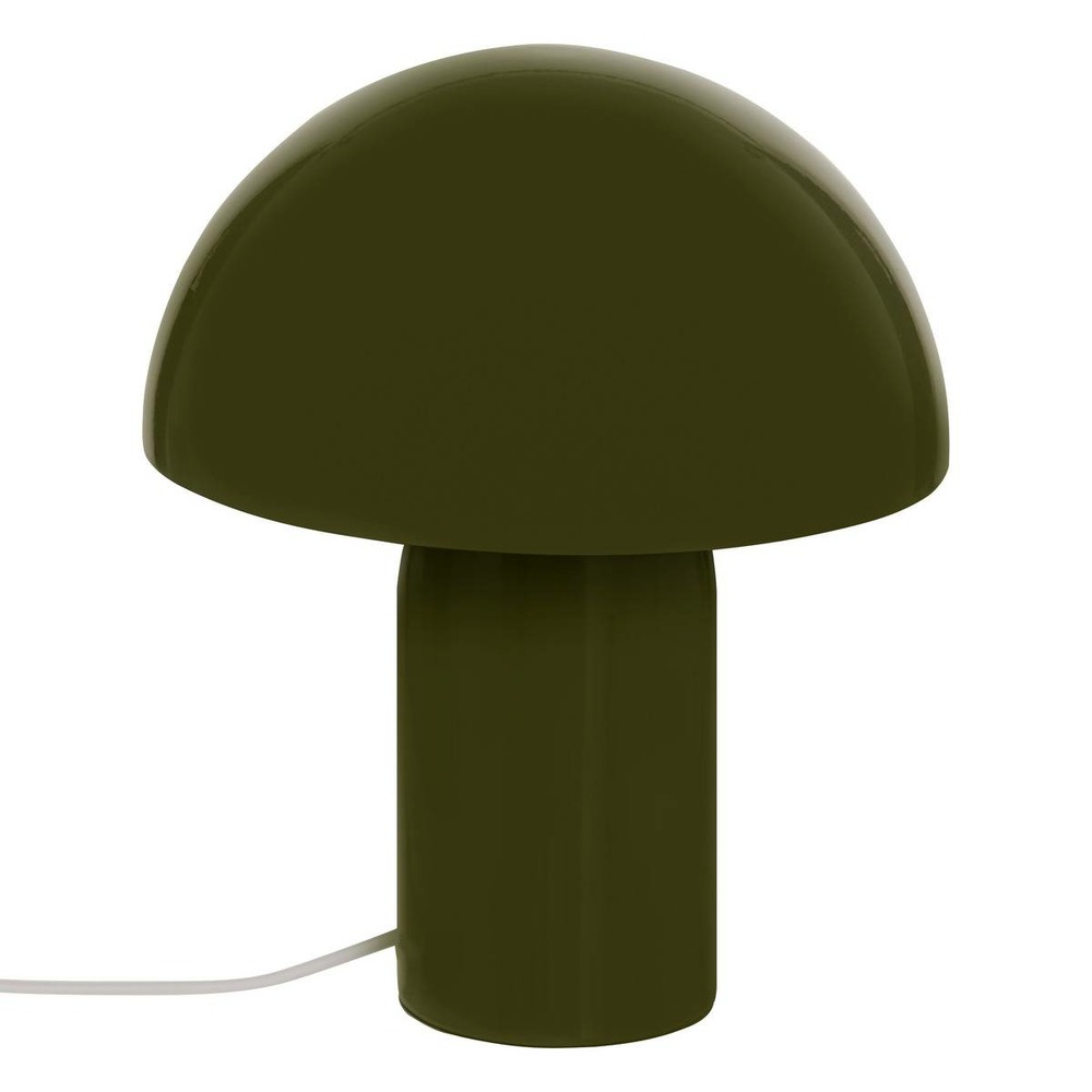 Lampe champignon secteur lito vert foncé h24,5cm