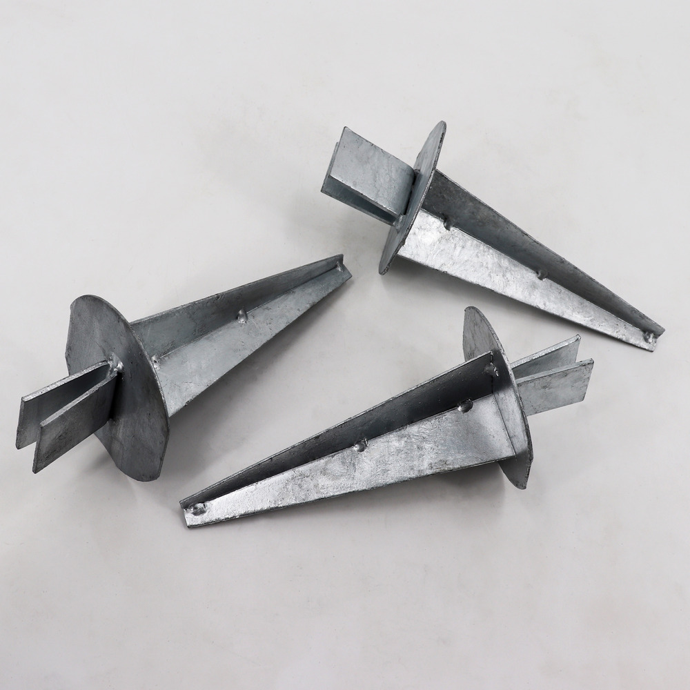1 support à enfoncer pour poteau à profil en z, clôture de protection , clôture forestière, grillage noué, clôture de pâturage