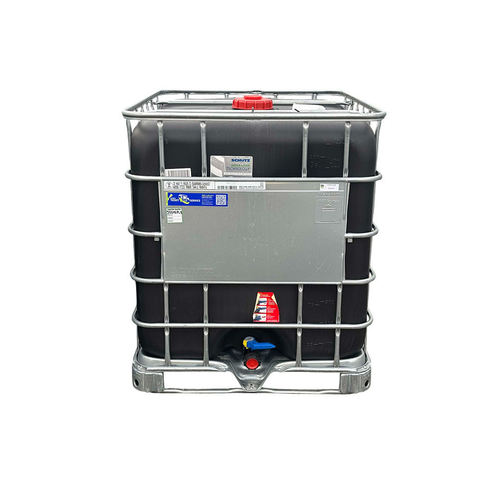 Cuve de stockage 1000l ibc poche rénovée grillage opaque noire-bouchon diamètre