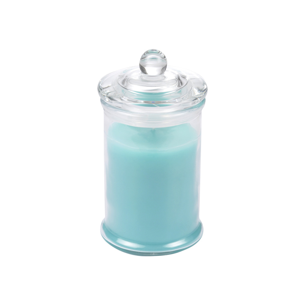 Bougie bocal en verre eucalyptus