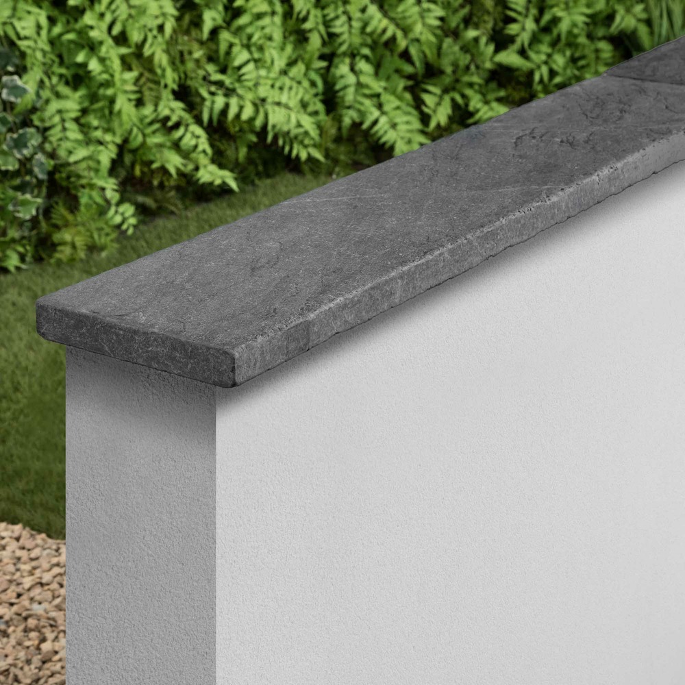 Couvertine ardoise noire vieillie 100x20x3 cm (à l'unité) - ro'ma nature