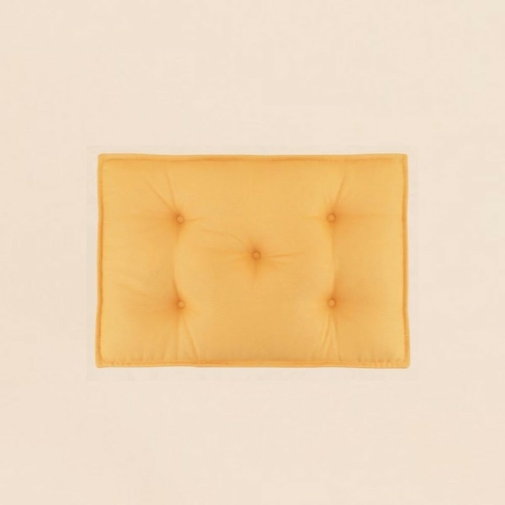 Coussin cale reins déperlant ocre 40x60cm