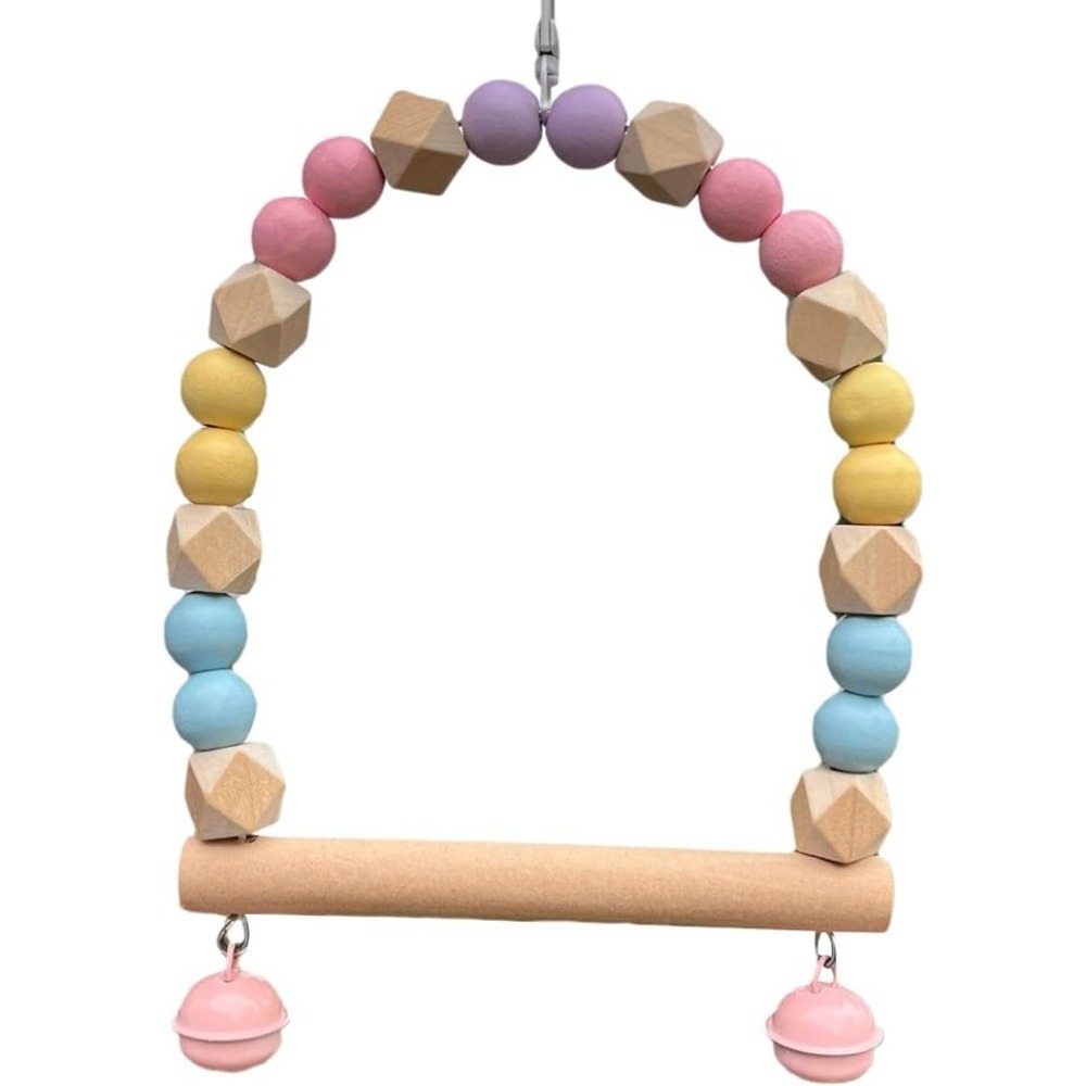 Jouet balançoire perroquet clochette exercice durabl