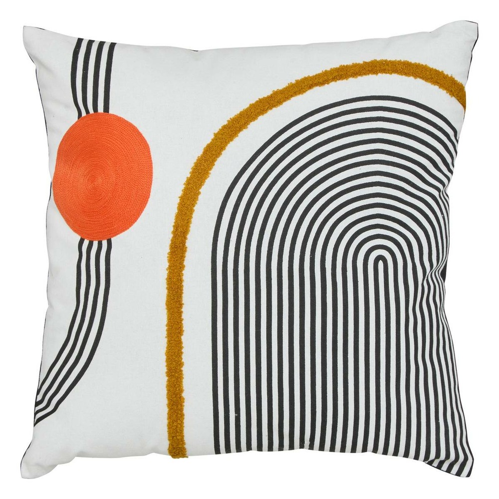 Coussin kubus noir et blanc 45x45cm