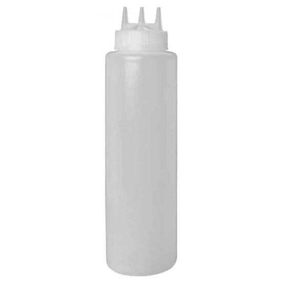 Bouteille à sauce 3 becs verseurs 1 litre - casselin