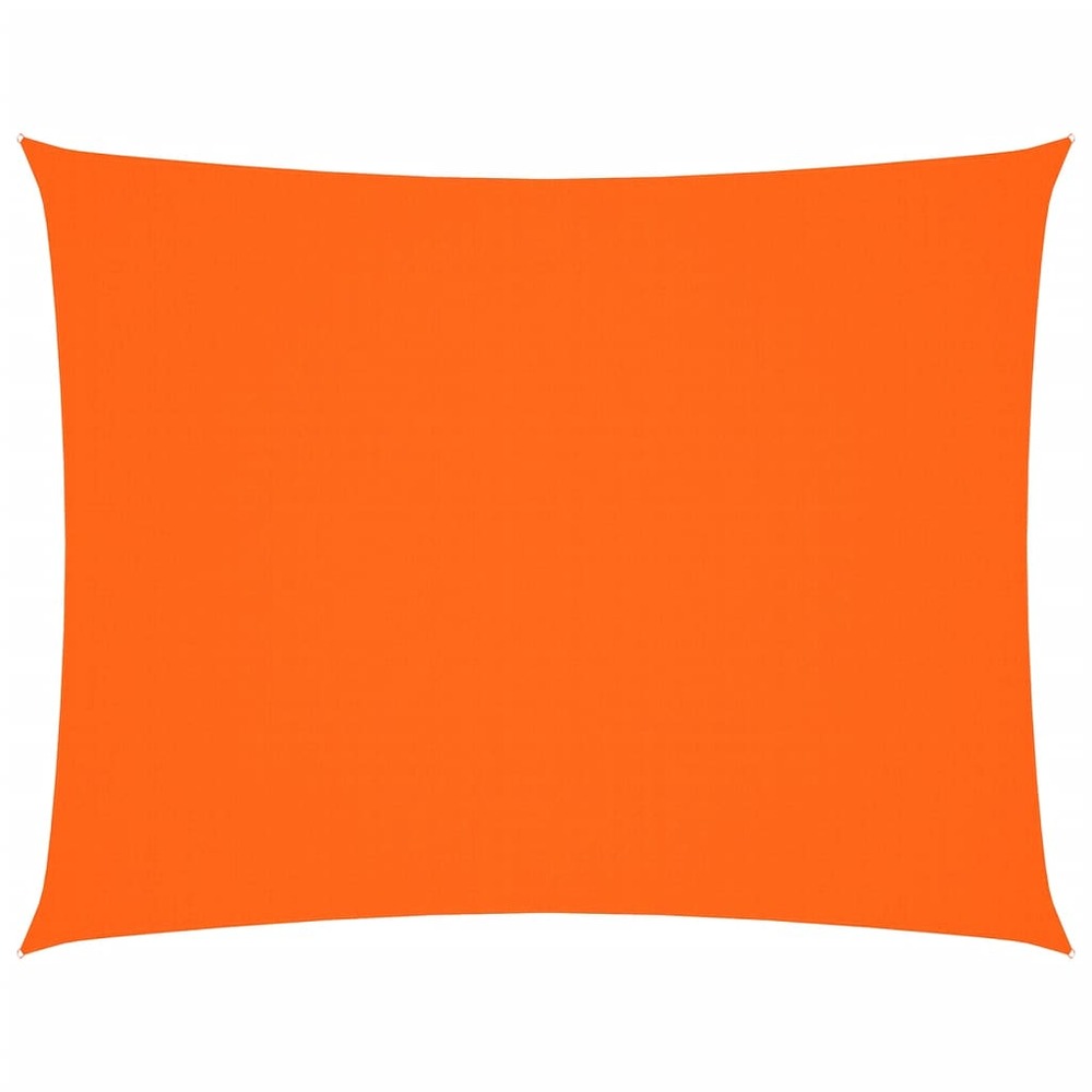Voile de parasol tissu oxford rectangulaire 6x7 m orange