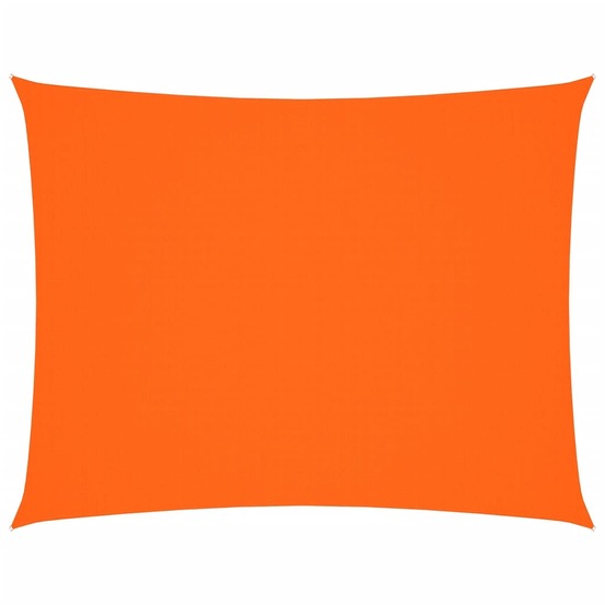 Voile de parasol tissu oxford rectangulaire 6x7 m orange