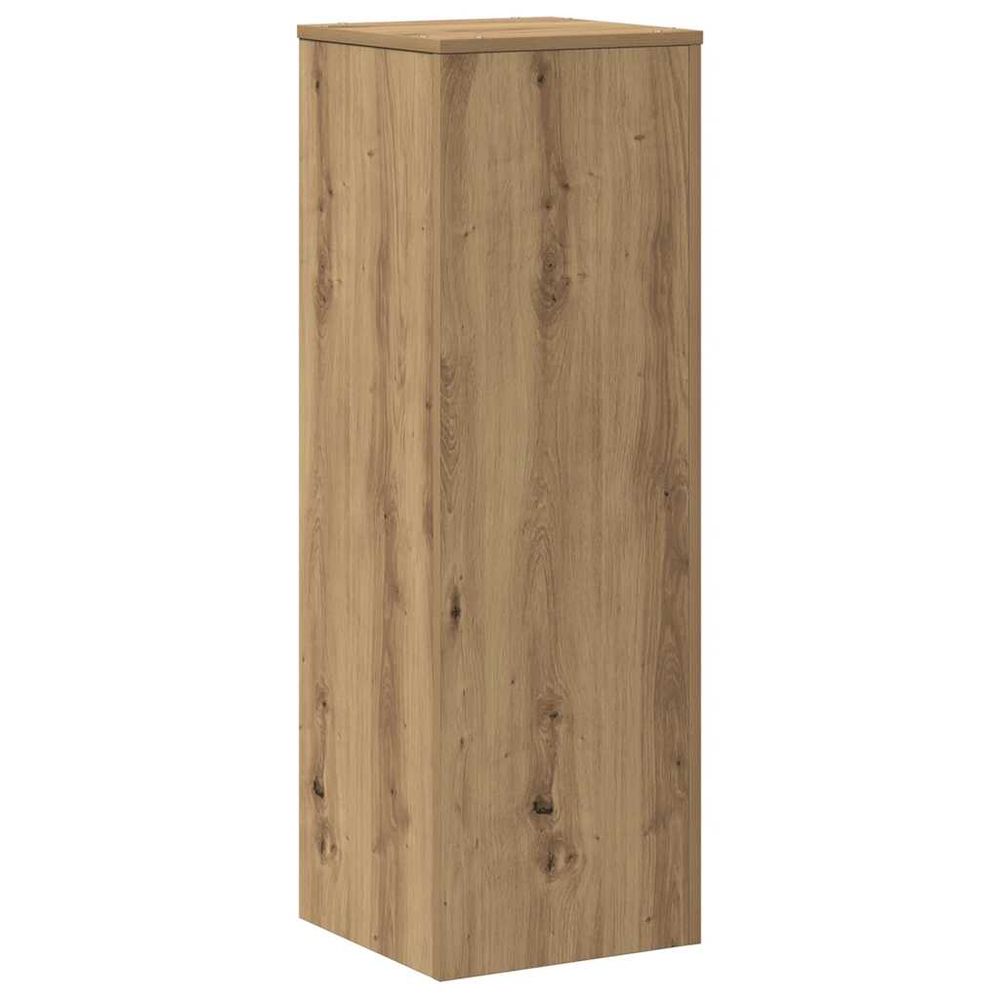 Support pour plantes 33x33x100 cm bois d'ingénierie